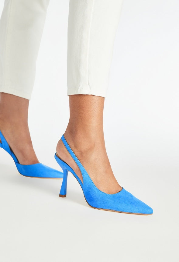 Brit Sling-Back Flared Pump Marina