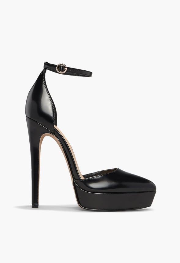 RISH PLATFORM STILETTO PUMP Black