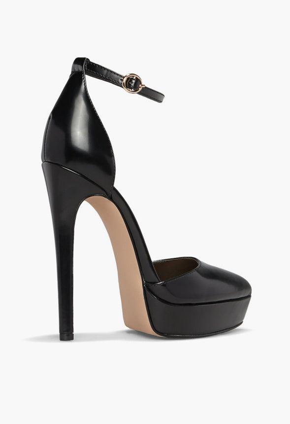 RISH PLATFORM STILETTO PUMP Black