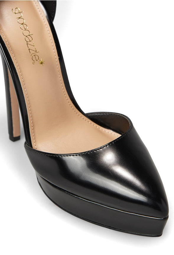 RISH PLATFORM STILETTO PUMP Black