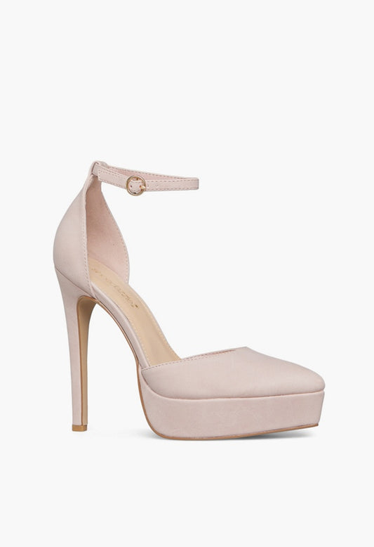 RISH ANKLE STRAP PUMP Blush