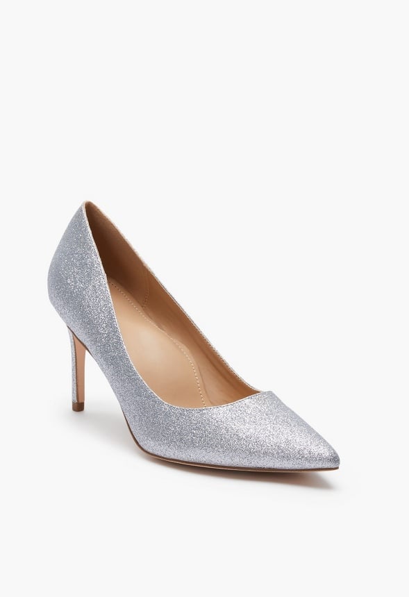 Khloy Classic Pump Silver
