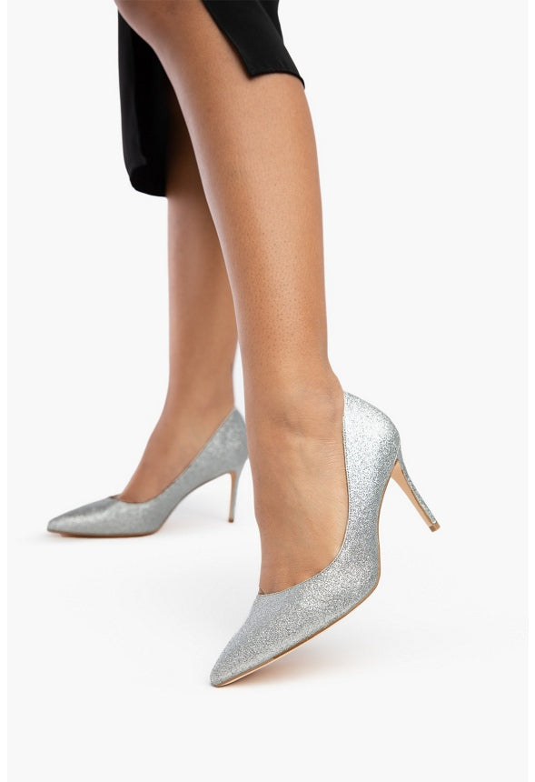 Khloy Classic Pump Silver