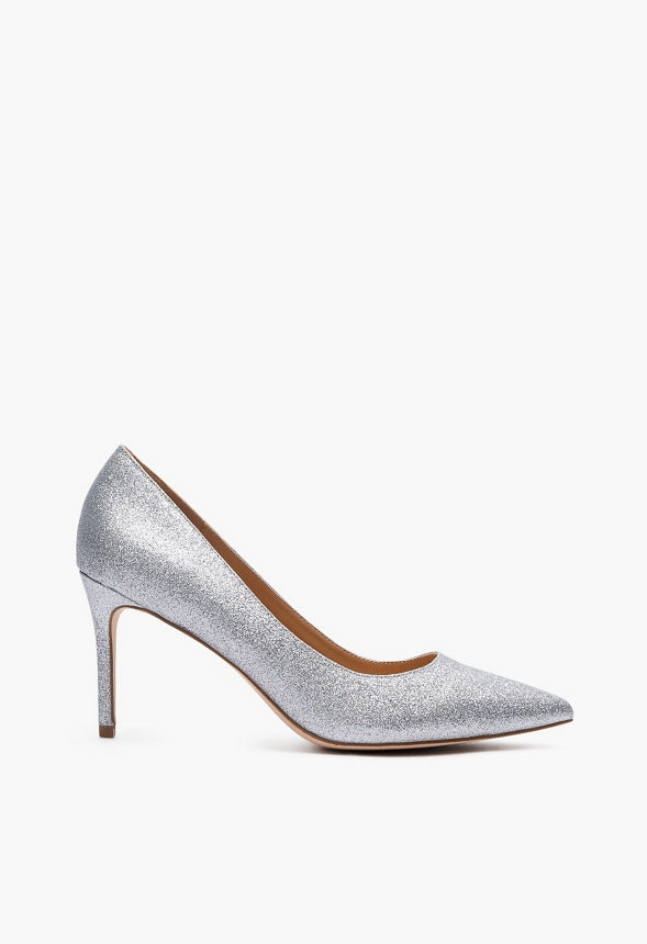 Khloy Classic Pump Silver