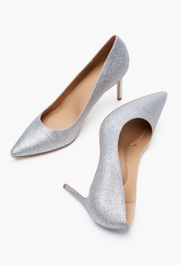 Khloy Classic Pump Silver