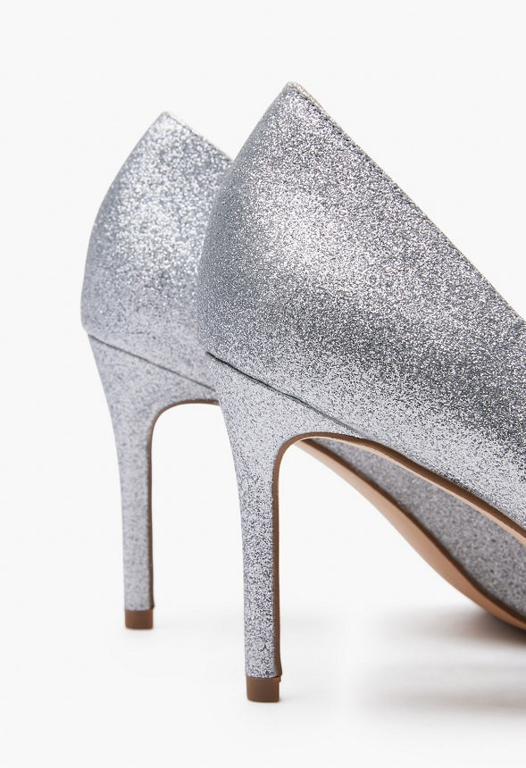 Khloy Classic Pump Silver