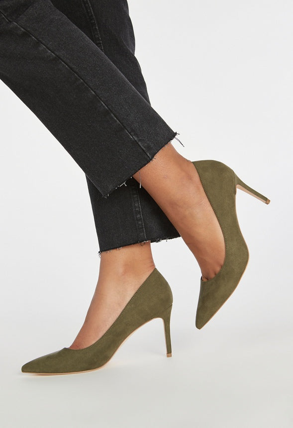Khloy Classic Pump Burnt Olive