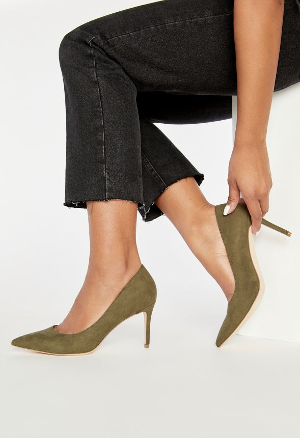 Khloy Classic Pump Burnt Olive