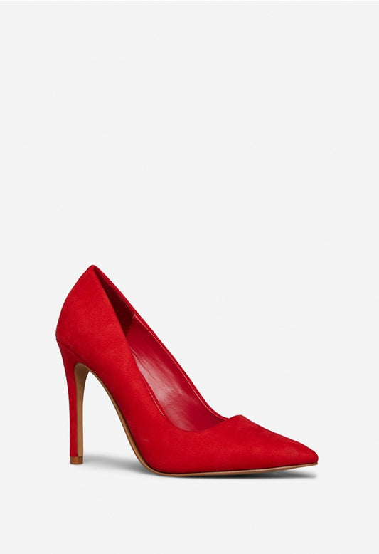 GISSELLE POINTED-TOE PUMP High Risk Red