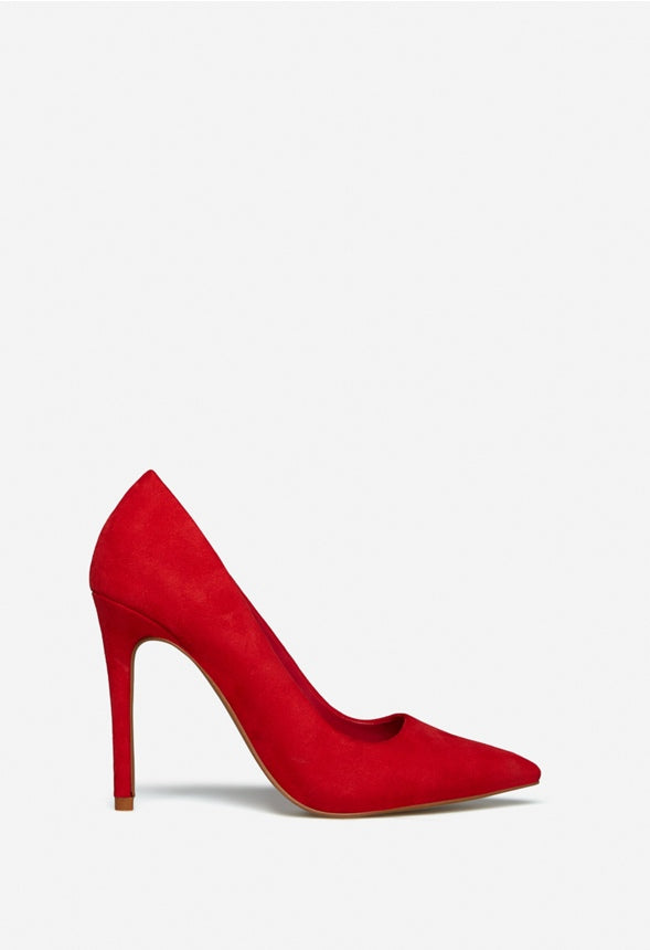 GISSELLE POINTED-TOE PUMP High Risk Red