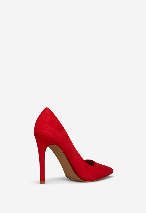 GISSELLE POINTED-TOE PUMP High Risk Red