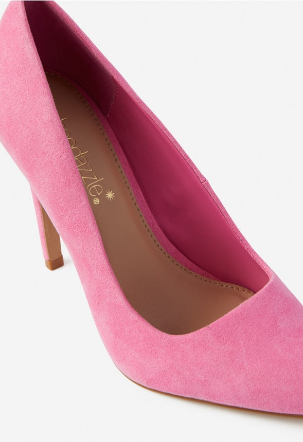 GISSELLE POINTED TOE PUMP Pink Carnation