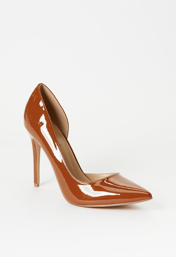 Annakay Pointed Toe Pump Caramel Cafe