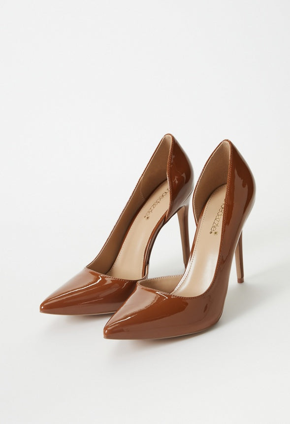 Annakay Pointed Toe Pump Caramel Cafe