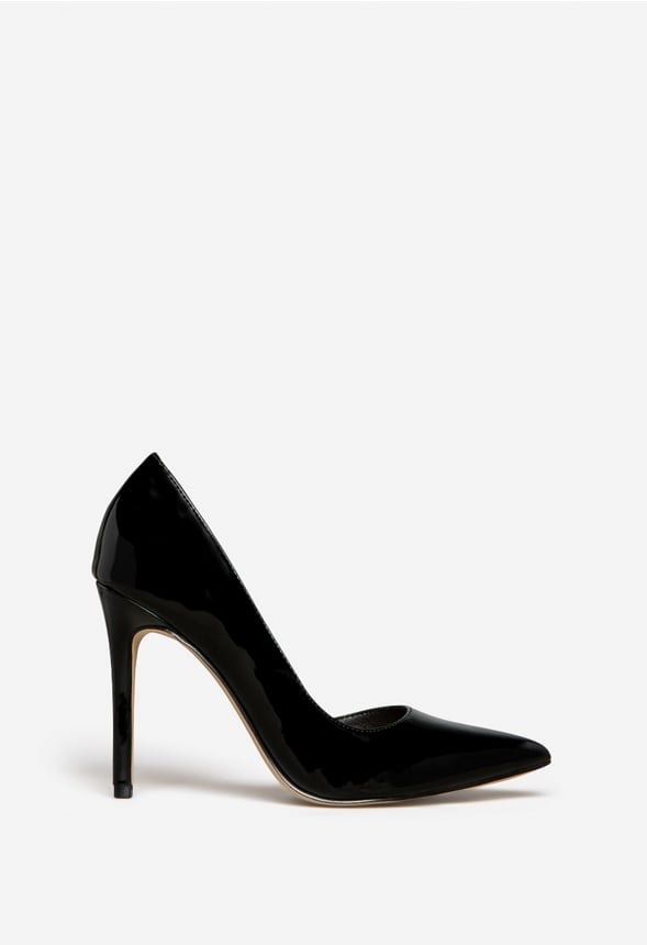 Annakay Pointed Toe Pump Black Caviar