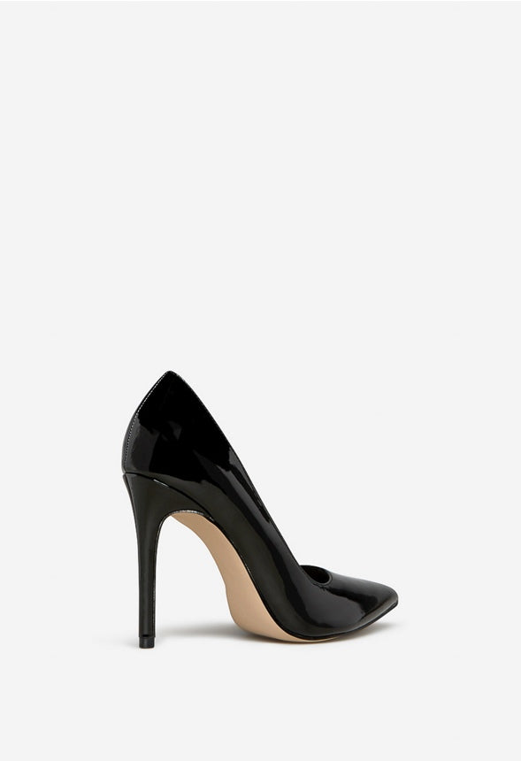 Annakay Pointed Toe Pump Black Caviar