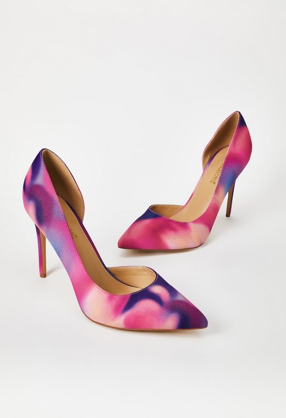 ANNAKAY POINTED TOE PUMP Watercolor Print