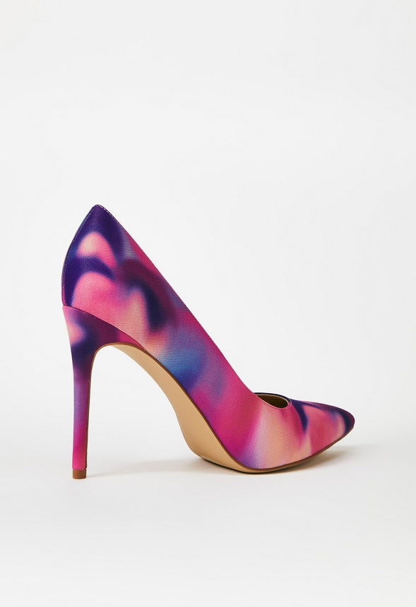 ANNAKAY POINTED TOE PUMP Watercolor Print