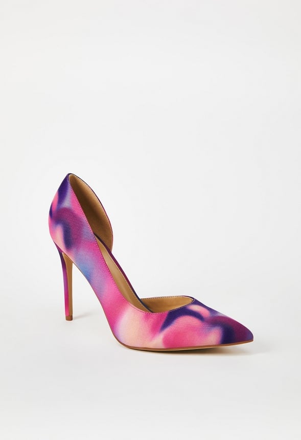 ANNAKAY POINTED TOE PUMP Watercolor Print