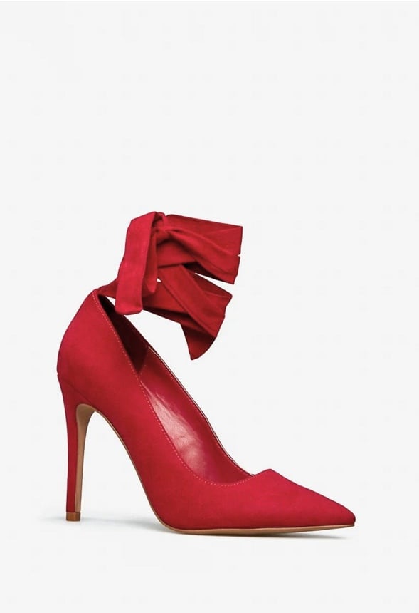 AKEIYLA POINTED TOE PUMP High Risk Red Micro