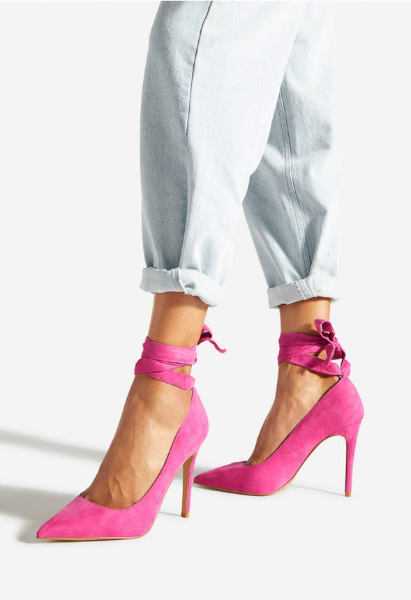 AKEIYLA LACE UP PUMP Rose Violet