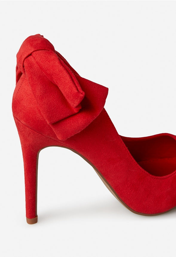 SIKSIKA POINTED-TOE PUMP High Risk Red