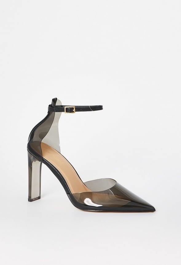 RUMO POINTED TOE PUMP Black Caviar