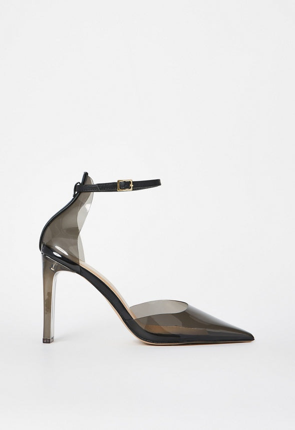 RUMO POINTED TOE PUMP Black Caviar