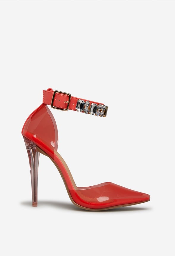 ANDREJAH PVC PUMP Hot Coral