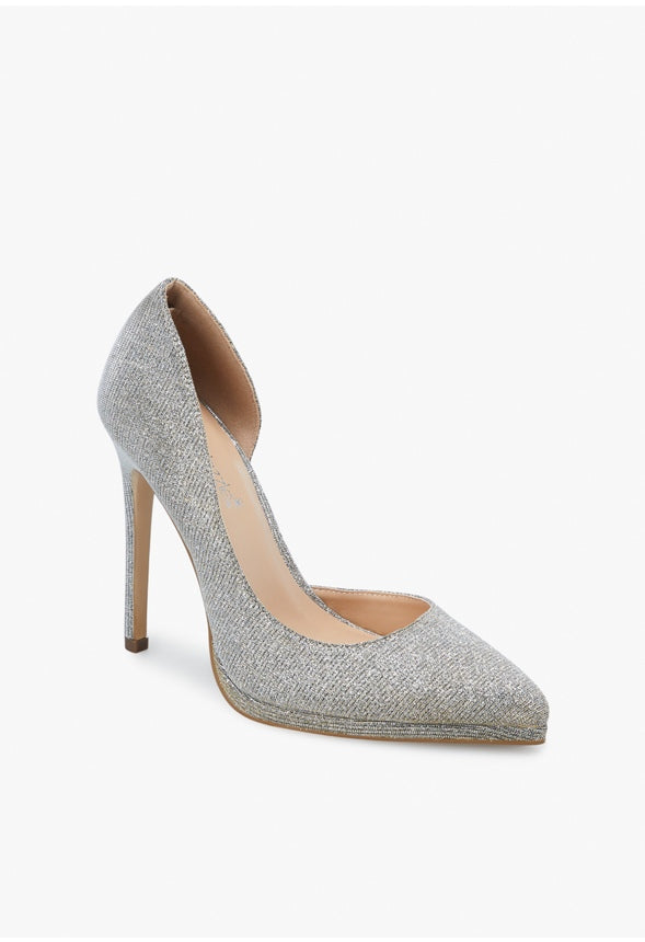 LIZAH EMBELLISHED PUMP Silver