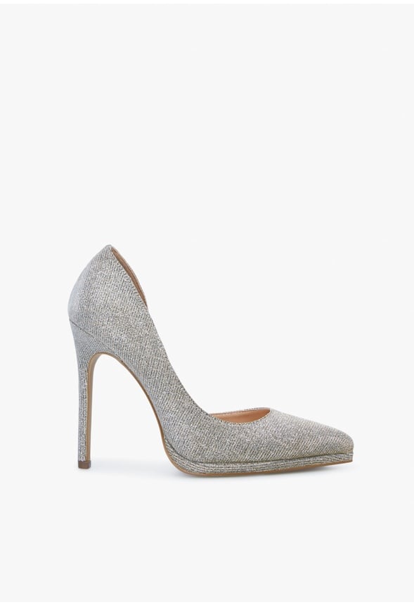 LIZAH EMBELLISHED PUMP Silver