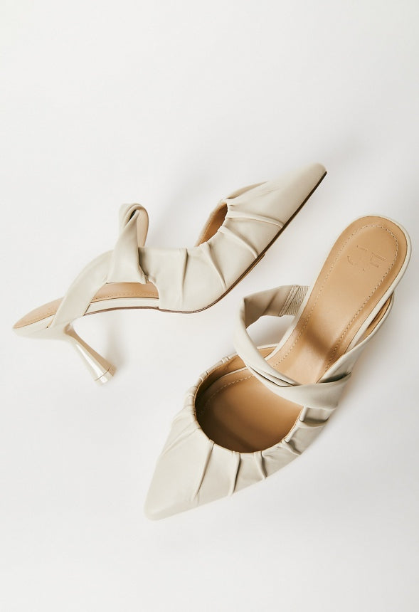 Clementine Embellished Pump Birch