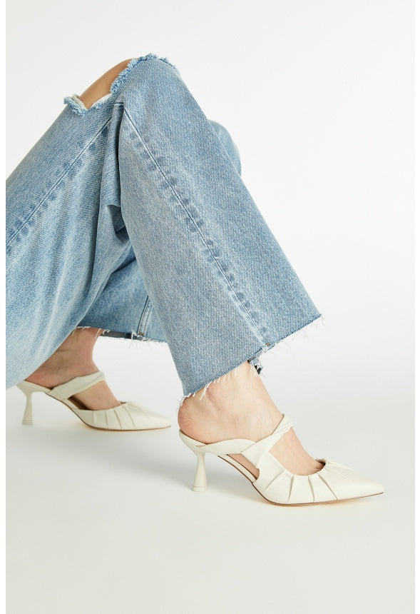 Clementine Embellished Pump Birch