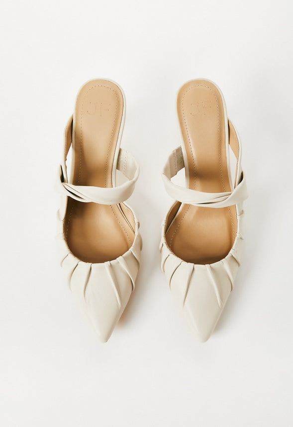 Clementine Embellished Pump Birch