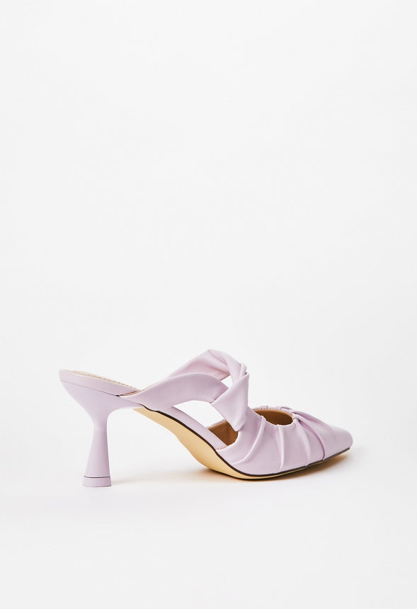 Clementine Embellished Pump Lilac Snow