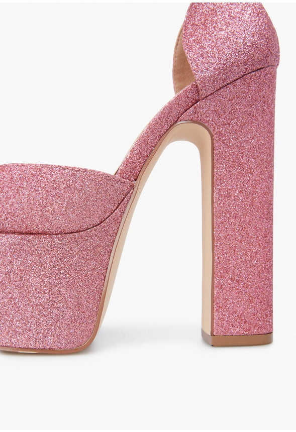 ELENA PLATFORM PUMP Crystal Pink