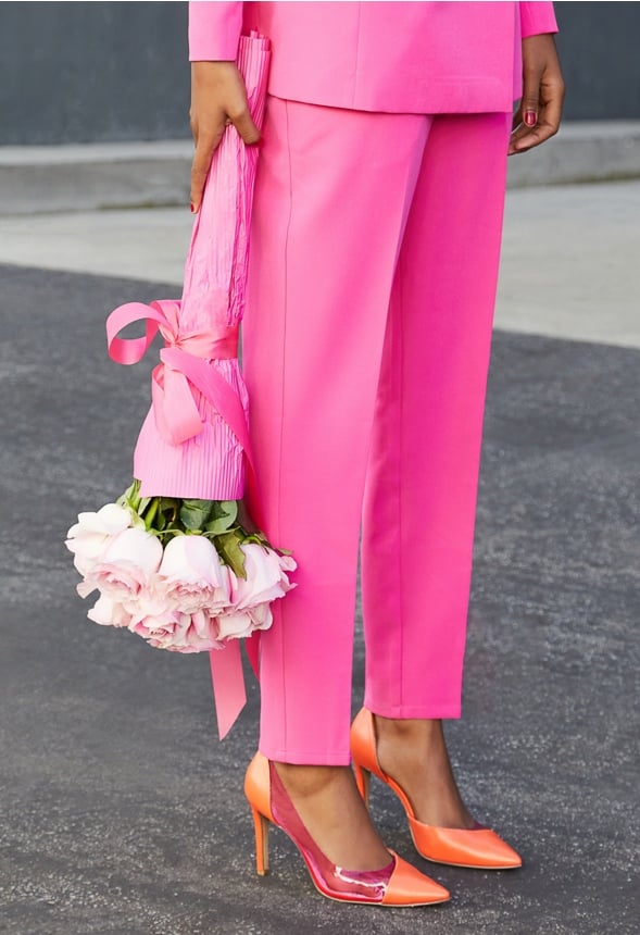 BECCAH POINTED TOE PUMP Tiger Lily/Fuchsia