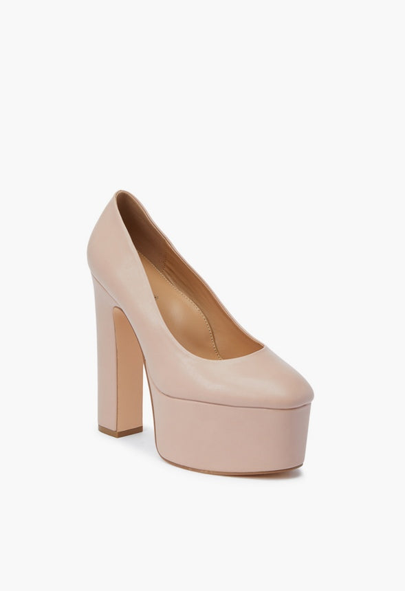 PERRY EXTREME ANKLE PLATFORM PUMP Blush