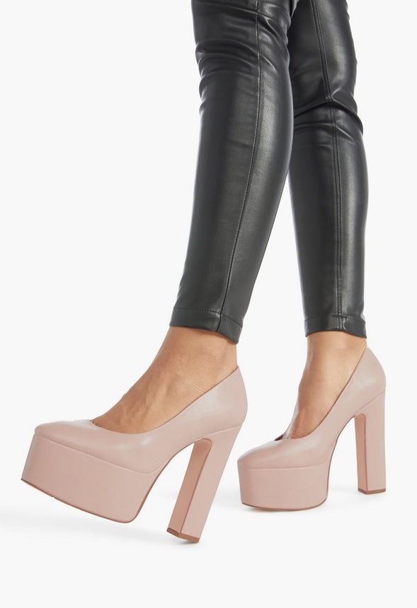 PERRY EXTREME ANKLE PLATFORM PUMP Blush