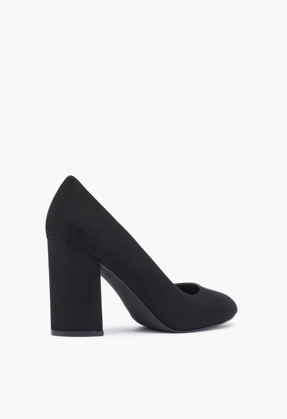 DAPHNE BLOCK HEEL PUMP Black