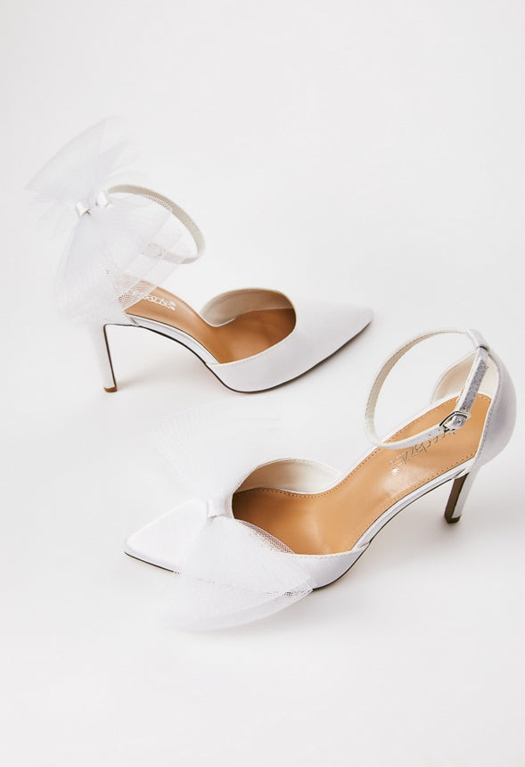 EDEN EMBELLISHED PUMP Bright White