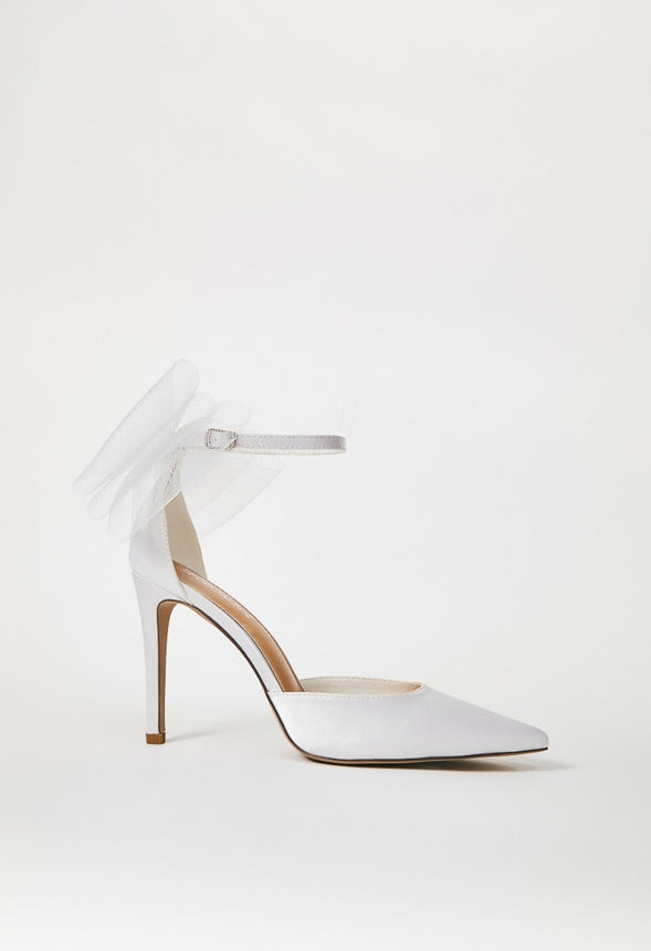 EDEN EMBELLISHED PUMP Bright White