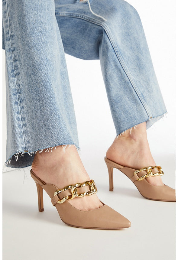 KEELIE POINTED TOE PUMP Portobello