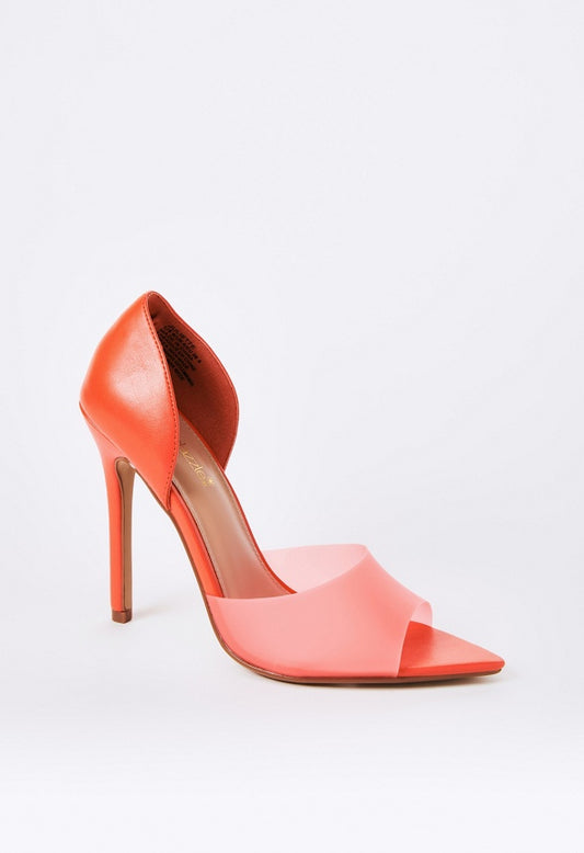 JULIETTE POINTED TOE PUMP Mandarin