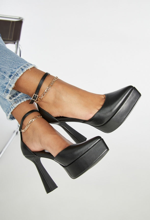 Sydney Platform Pump Black Caviar