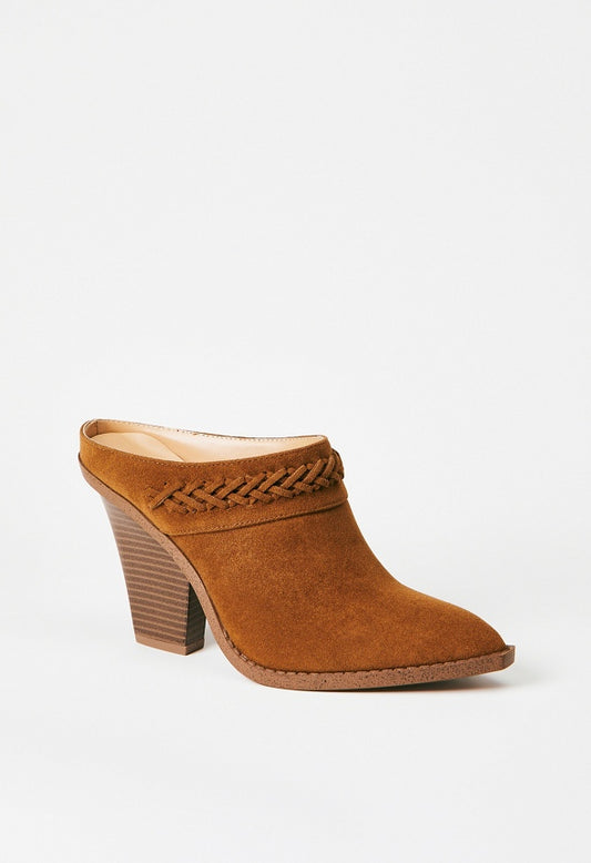 Samira Block Heeled Mule Camel