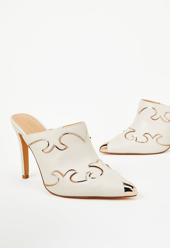 Inara Heeled Mule Birch