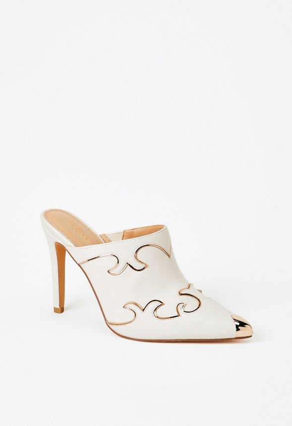 Inara Heeled Mule Birch