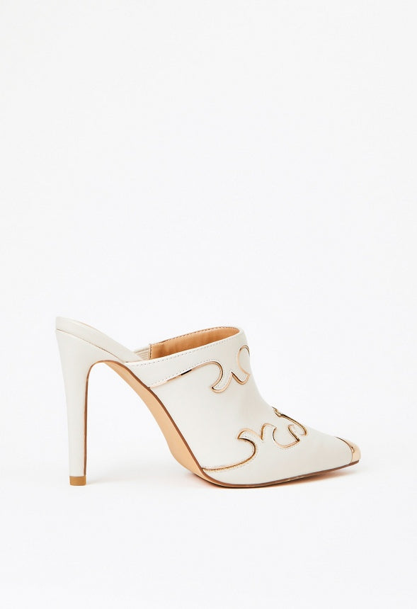 Inara Heeled Mule Birch