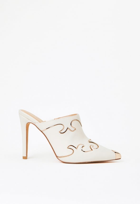 Inara Heeled Mule Birch
